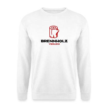Location de bois de chauffage - Sweat-shirt Unisexe - blanc - Devant