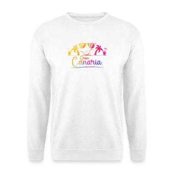 Gran Canaria Beach Rainbow - Unisex Sweatshirt - white - Front