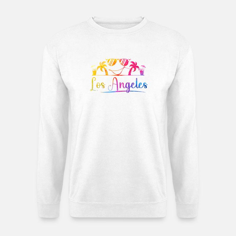 Los Angeles Palmen  - Unisex Pullover - Weiß