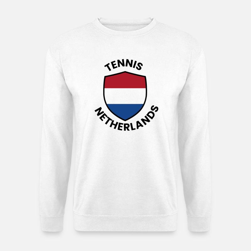 Tennis Netherlands Shield - Unisex Pullover - Weiß