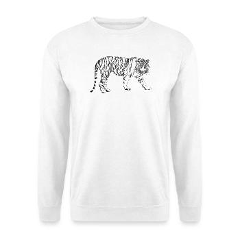 TIGER - Unisex Sweatshirt - white - Front