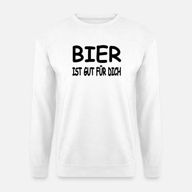 Bier - Unisex Pullover - Weiß