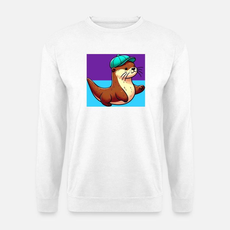 Otter - Unisex Pullover - Weiß