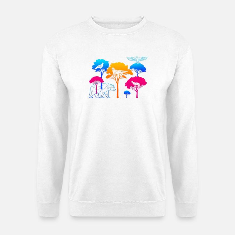 Neon Forest - Unisex Pullover - Weiß