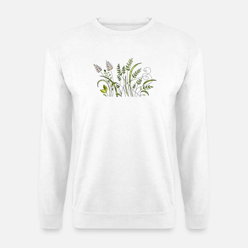 Blumen - Unisex Pullover - Weiß