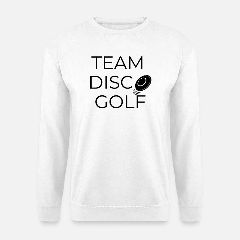 Team Disco Golf - Design mit Scheibe - Unisex Pullover - Weiß