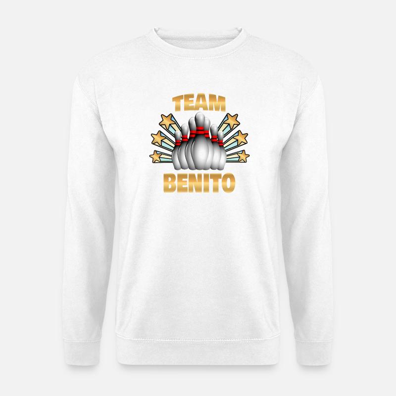 Geschenk für Benito - Unisex Pullover - Weiß