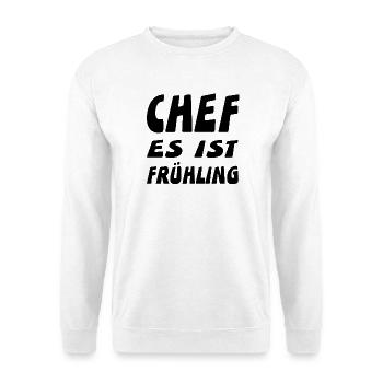 Chef - Unisex Pullover - Weiß - Vorne