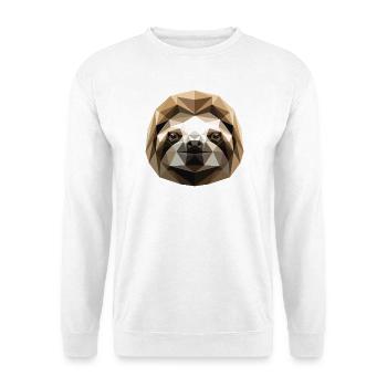 Paresseux du matin Grognon, paresseux mignons - Sweat-shirt Unisexe - blanc - Devant