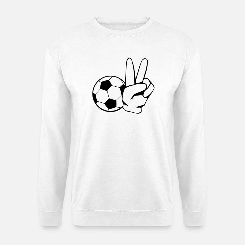 Soccer Peace - Unisex Pullover - Weiß