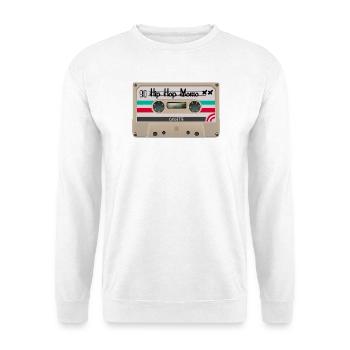 Cassette Hip Hop 90s Vibe - Unisex Sweatshirt - white - Front