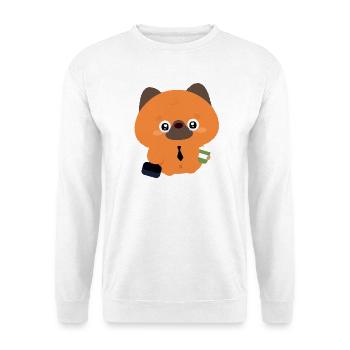 Kawaii Tired German Shepherd - Unisex Sweatshirt - white - Front