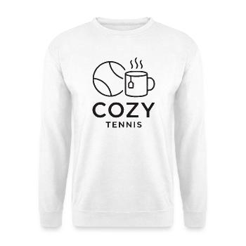 Cozy Tennis Club, Stylish Tennis Cap - Unisex Sweatshirt - white - Front