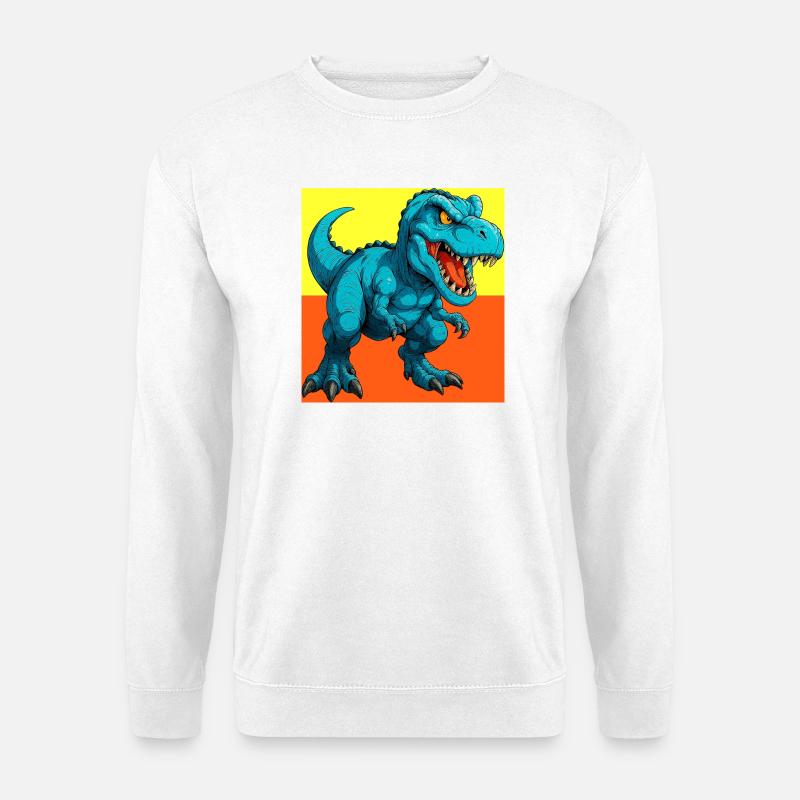 Dinosaurier - Unisex Pullover - Weiß