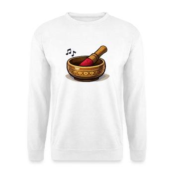 Herz Mörser Küchenzauber - Unisex Pullover - Weiß - Vorne