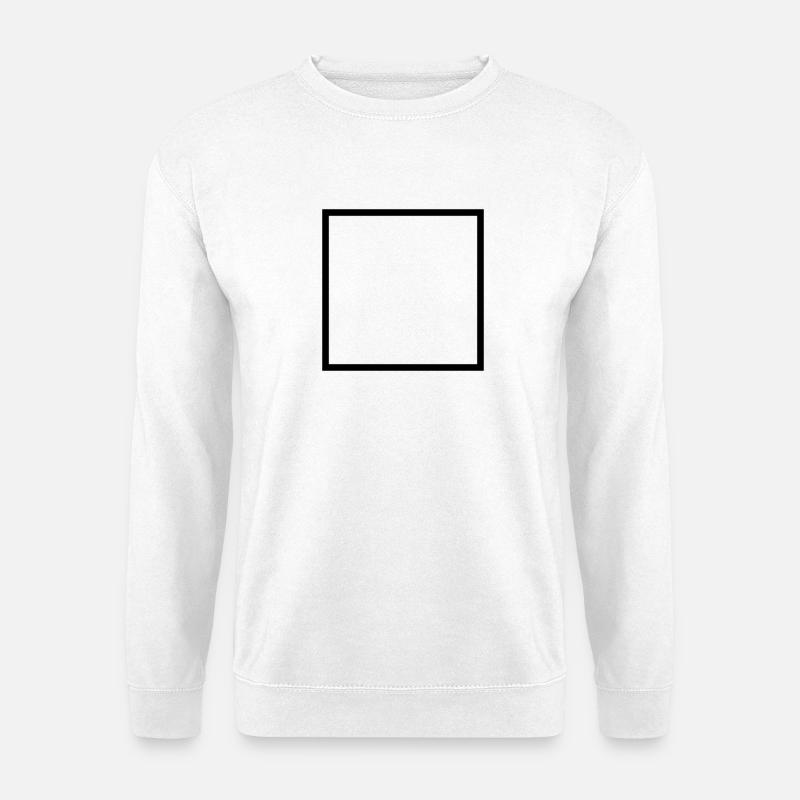 Rahmen - Unisex Pullover - Weiß