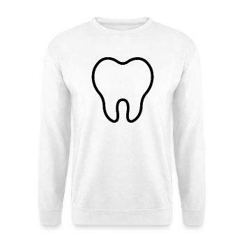 Tooth - Unisex Sweatshirt - white - Front