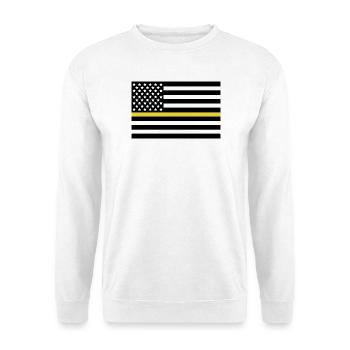 Dispatcher Yellow Line - Unisex Sweatshirt - white - Front