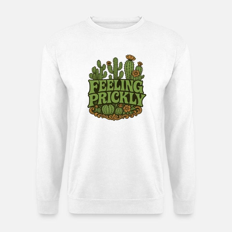 Cactus Pride: Feeling Prickly - Unisex Sweatshirt - white