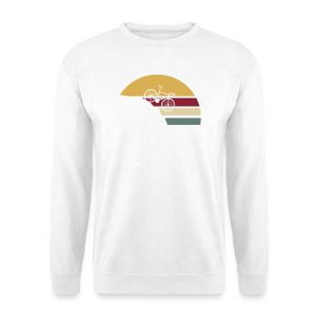Bicycle Retro Downhill - Unisex Sweatshirt - white - Front