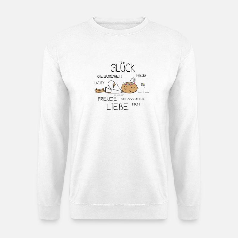 Kraftwörter - Unisex Pullover - Weiß