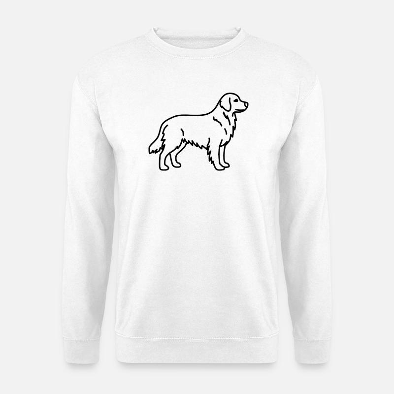 Golden Retriever - Unisex Pullover - Weiß