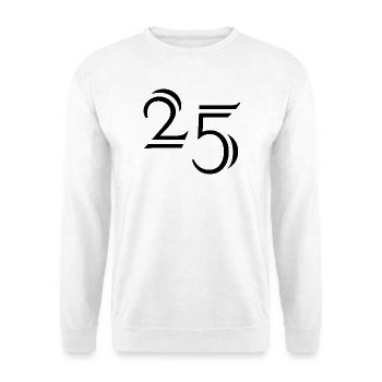 25. 25 YEARS. 25th ANNIVERSARY. 25 YEARS ANNIVERSARY. - Unisex Sweatshirt - white - Front