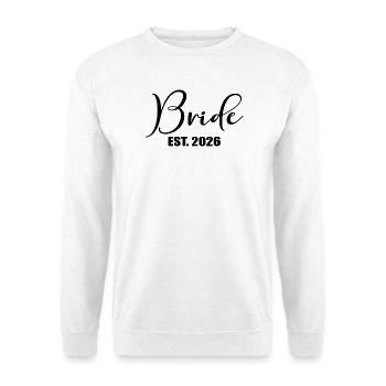 Mariée du minimalisme 2026 - Sweat-shirt Unisexe - blanc - Devant