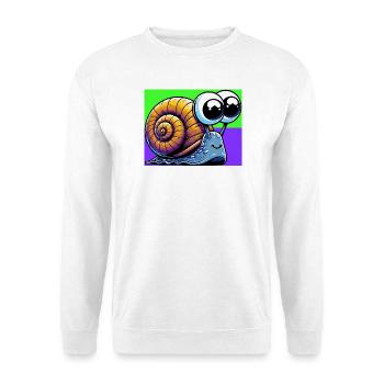 Snail - Unisex Sweatshirt - white - Front