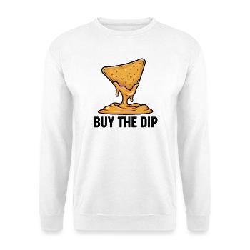 Nachos Cheese Dip Trading Financial Diction Marché haussier - Sweat-shirt Unisexe - blanc - Devant