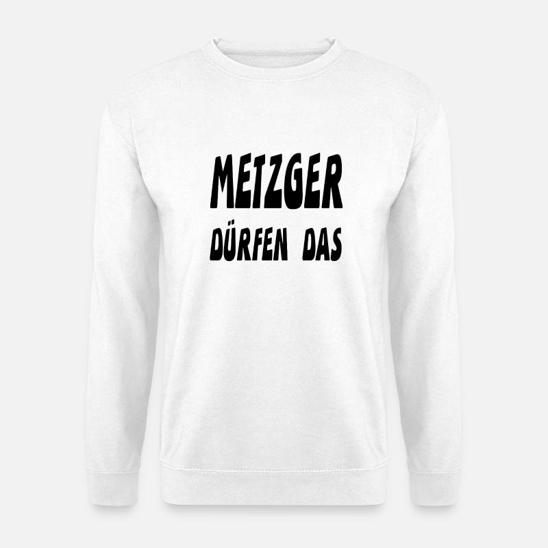 Metzger - Unisex Pullover - Weiß