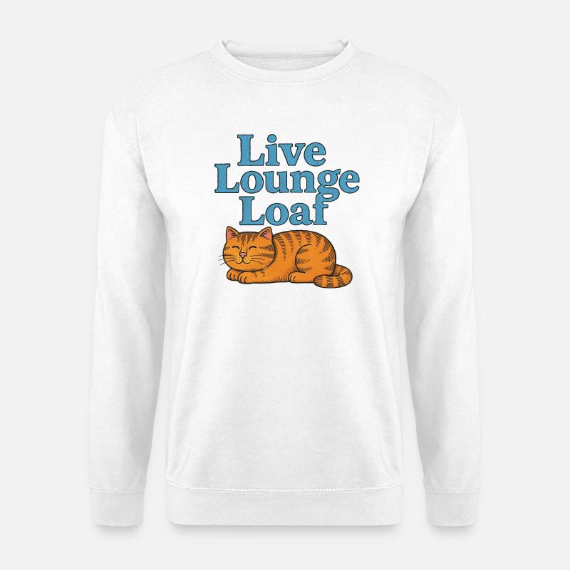 Live Lounge Loaf - Unisex Pullover - Weiß