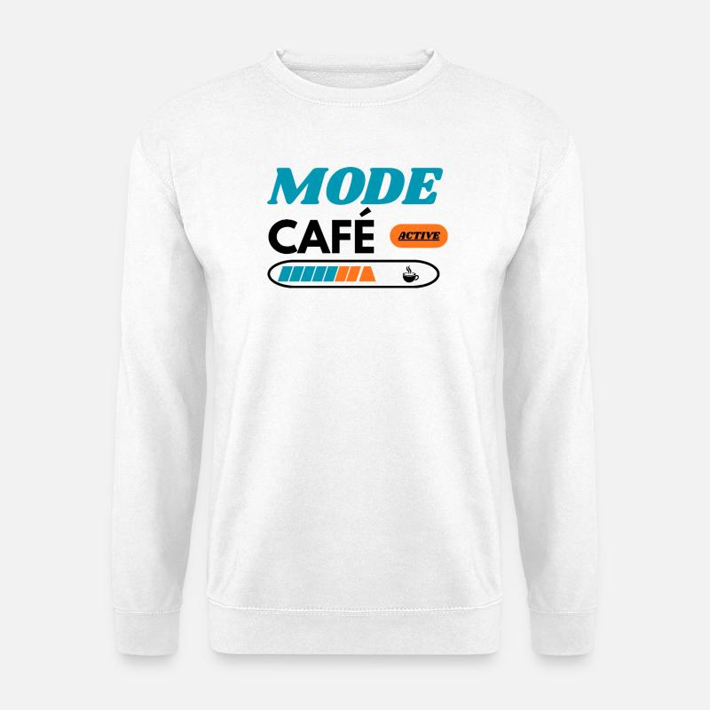 Modus Aktive Palette Teal Orange - Unisex Pullover - Weiß