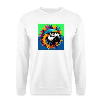 parrot - Unisex Sweatshirt - white - Front