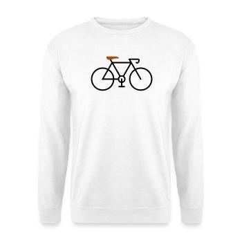 Fahrrad - Unisex Pullover - Weiß - Vorne