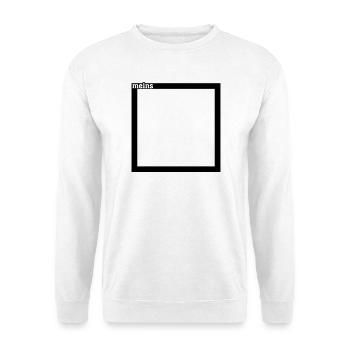 Meins - Unisex Pullover - Weiß - Vorne