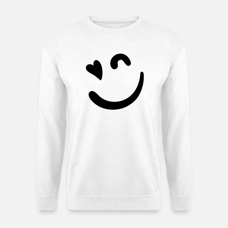 Leuchtfeuer-Logo – Neonpink - Unisex Pullover - Weiß