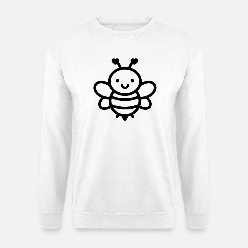 bee - Unisex Sweatshirt - white