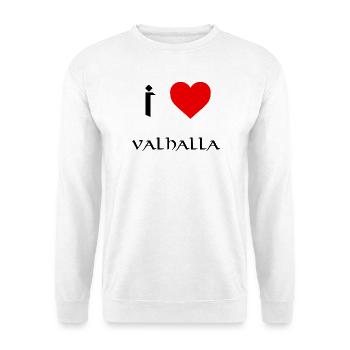 Ich liebe Valhalla - Unisex Pullover - Weiß - Vorne