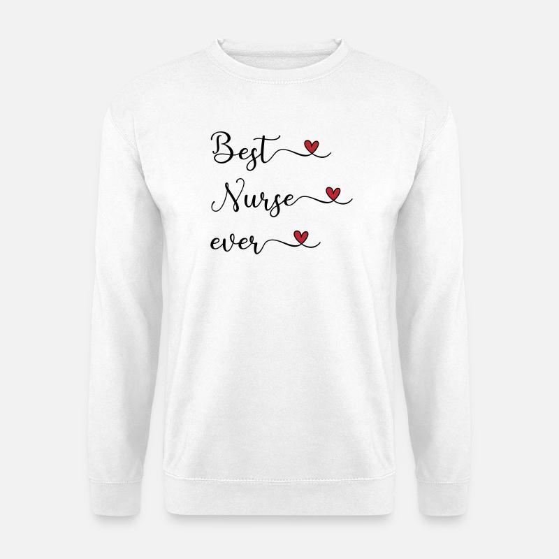 Krankenschwester - beste Krankenschwester - Unisex Pullover - Weiß