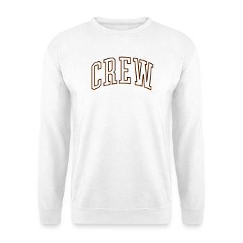 Crew Outline - Unisex Sweatshirt - white - Front
