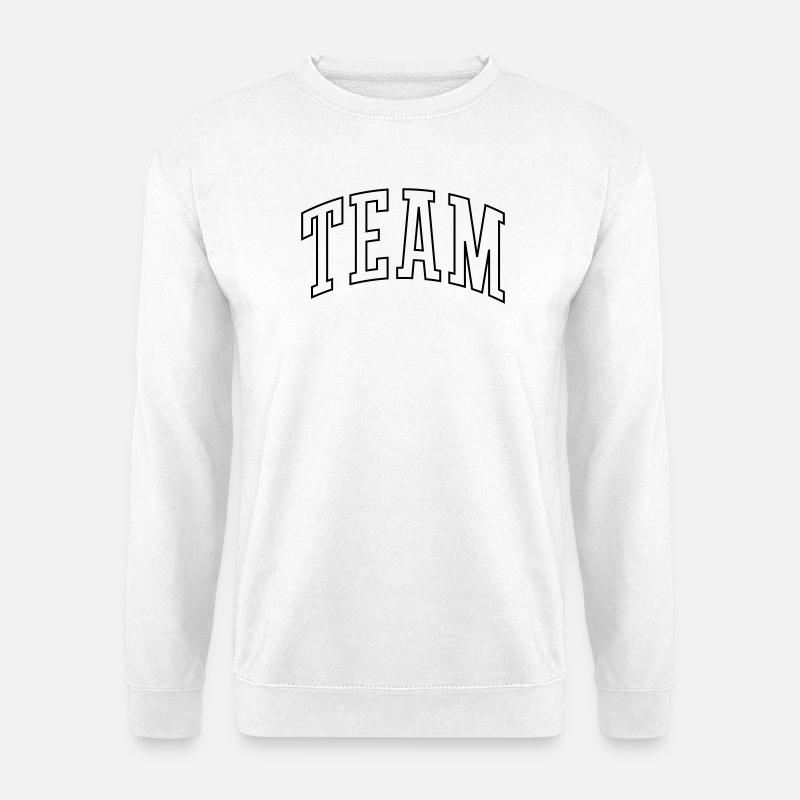 Team Outline - Unisex Pullover - Weiß