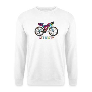 Illustration de gravel boueux et sale - Sweat-shirt Unisexe - blanc - Devant