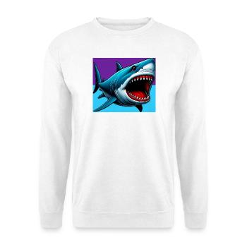 Hai - Unisex Pullover - Weiß - Vorne