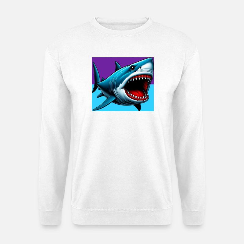 Shark - Unisex Sweatshirt - white