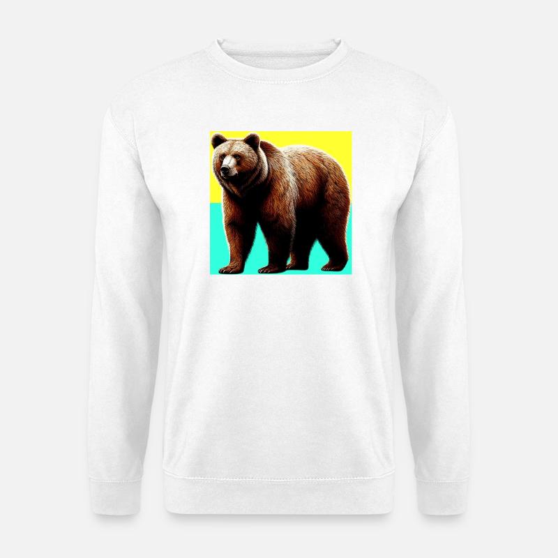 bear - Unisex Sweatshirt - white