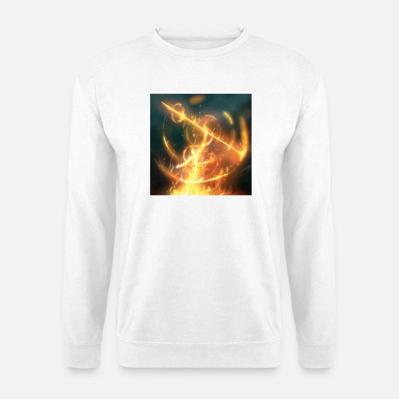Fire Spear - Unisex Pullover - Weiß