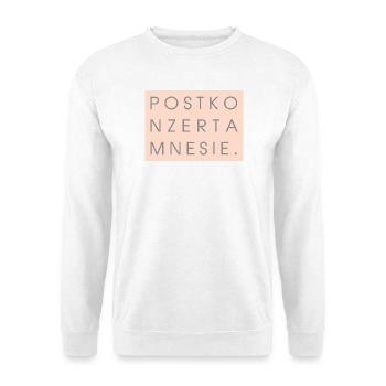 Postkonzertamnesie  - Unisex Pullover - Weiß - Vorne