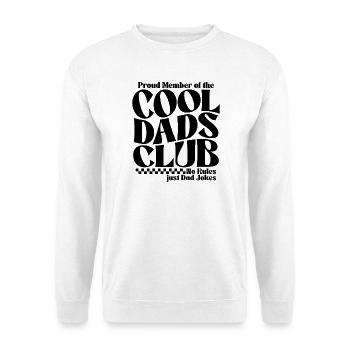 Cool Dads Club - Papa Vatertag Geschenk  - Unisex Pullover - Weiß - Vorne