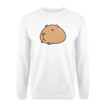 Entspannte Capybara-Cozy Vibe - Unisex Pullover - Weiß - Vorne